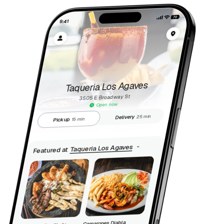 Taqueria Los Agaves app preview