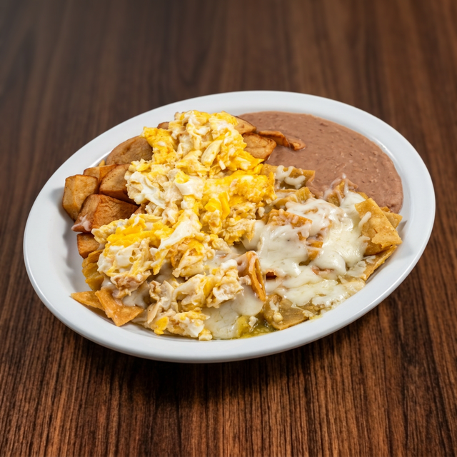 Chilaquiles NO CARNE.