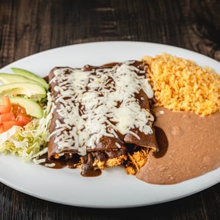 Chicken Mole Enchiladas